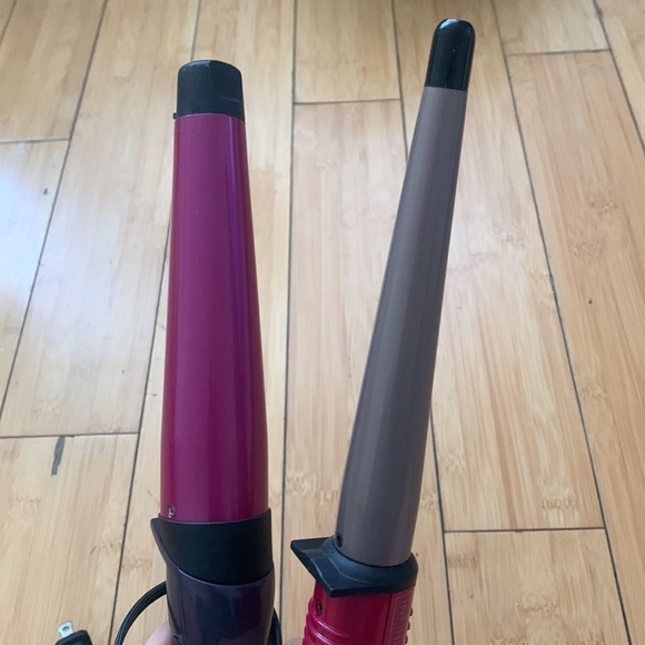 Set of Pink and Black Curling Wands - Picture 8 of 9